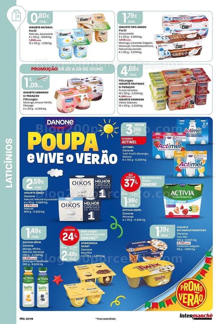 Antevisão Folheto INTERMARCHÉ Super Promoções de 23 a 29 julho