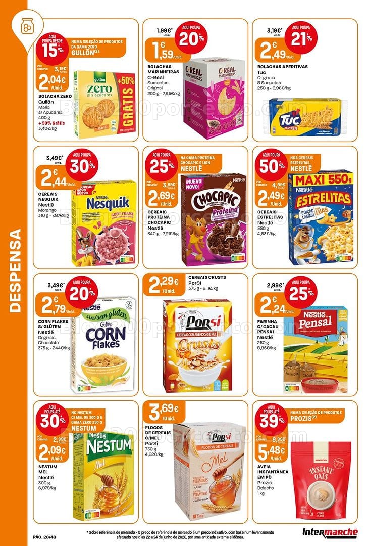 Antevisão Folheto INTERMARCHÉ Super Promoções de 23 a 29 julho