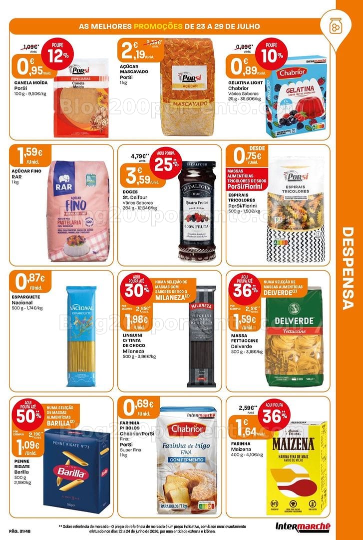 Antevisão Folheto INTERMARCHÉ Super Promoções de 23 a 29 julho