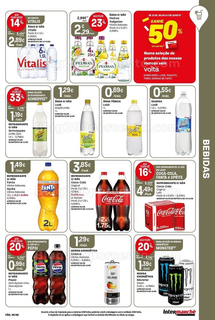 Antevisão Folheto INTERMARCHÉ Super Promoções de 23 a 29 julho