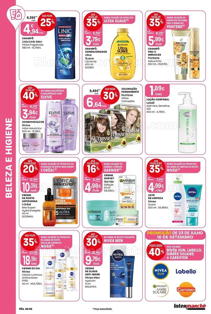 Antevisão Folheto INTERMARCHÉ Super Promoções de 23 a 29 julho