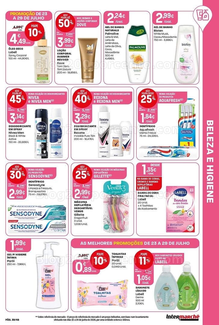 Antevisão Folheto INTERMARCHÉ Super Promoções de 23 a 29 julho