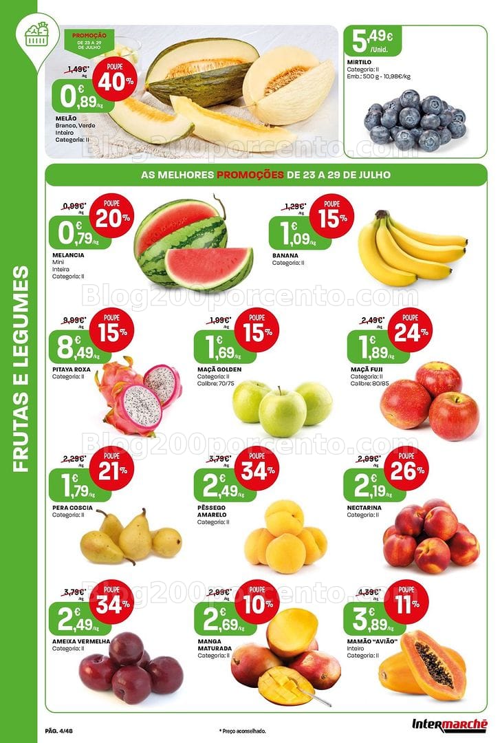 Antevisão Folheto INTERMARCHÉ Super Promoções de 23 a 29 julho
