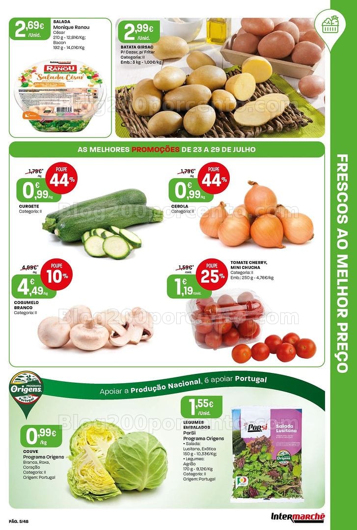 Antevisão Folheto INTERMARCHÉ Super Promoções de 23 a 29 julho