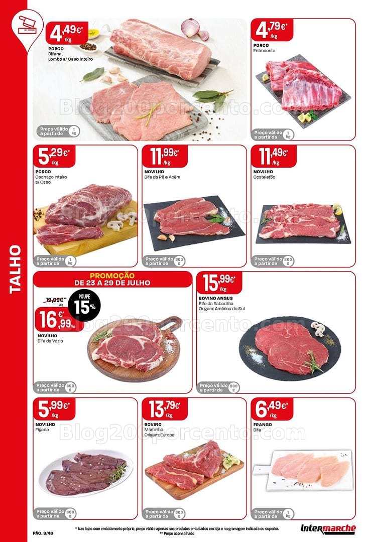 Antevisão Folheto INTERMARCHÉ Super Promoções de 23 a 29 julho