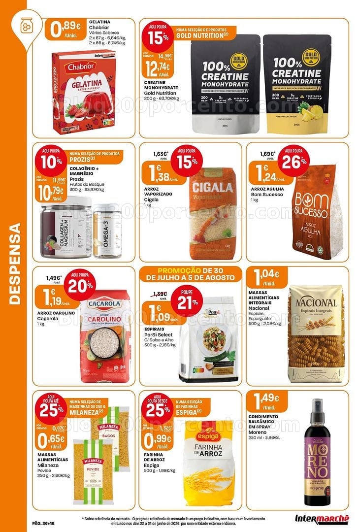 Antevisão Folheto INTERMARCHÉ Super Promoções de 30 julho a 5 agosto