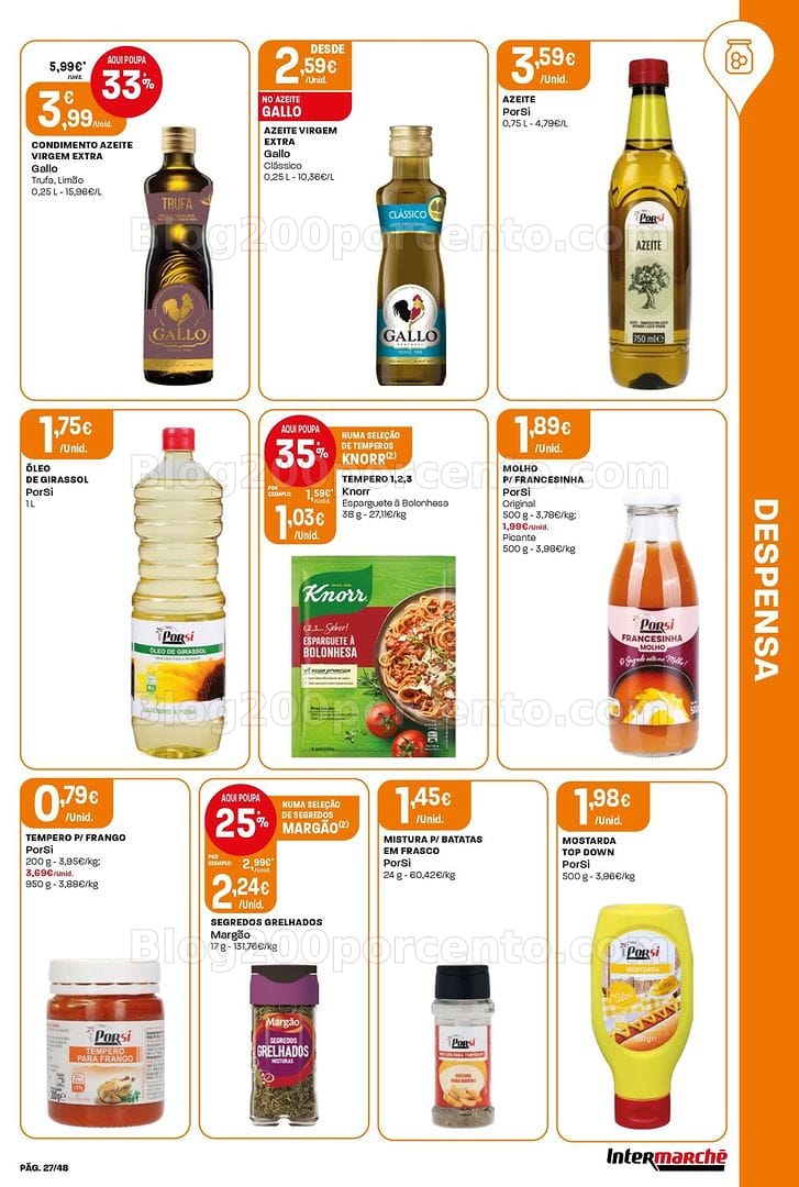 Antevisão Folheto INTERMARCHÉ Super Promoções de 30 julho a 5 agosto