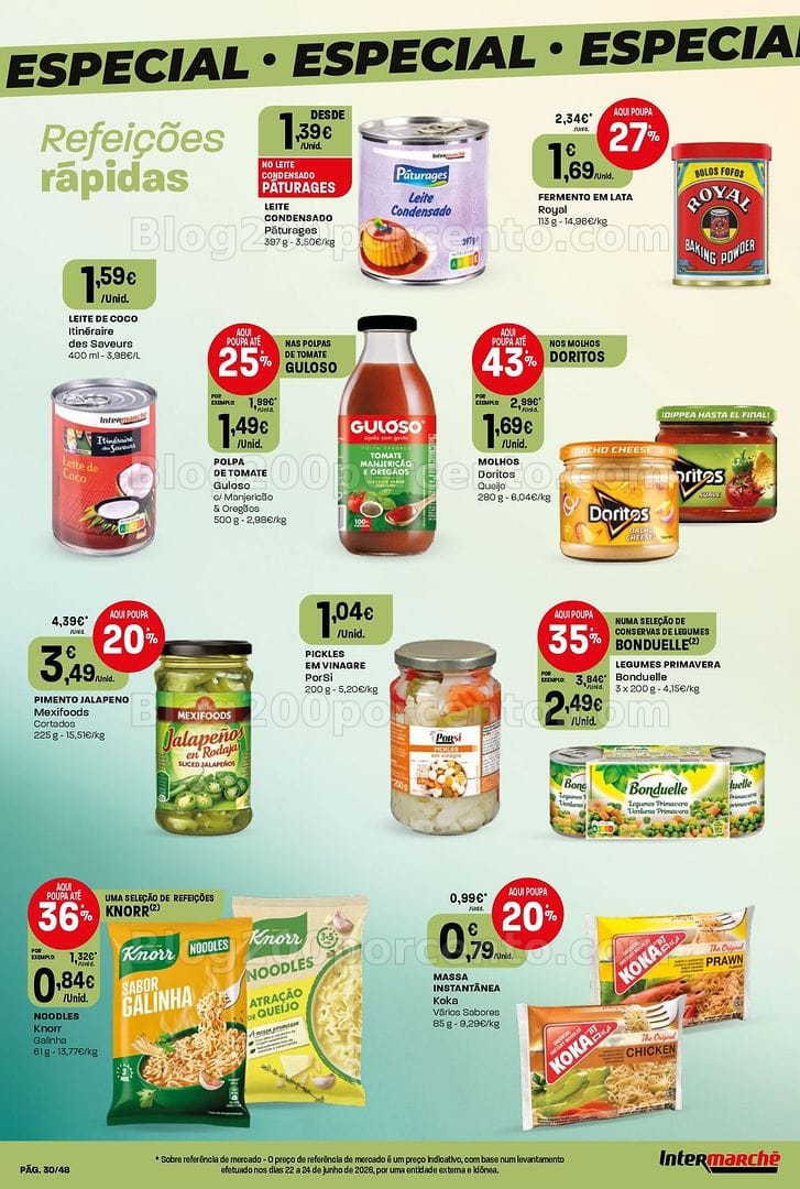 Antevisão Folheto INTERMARCHÉ Super Promoções de 30 julho a 5 agosto