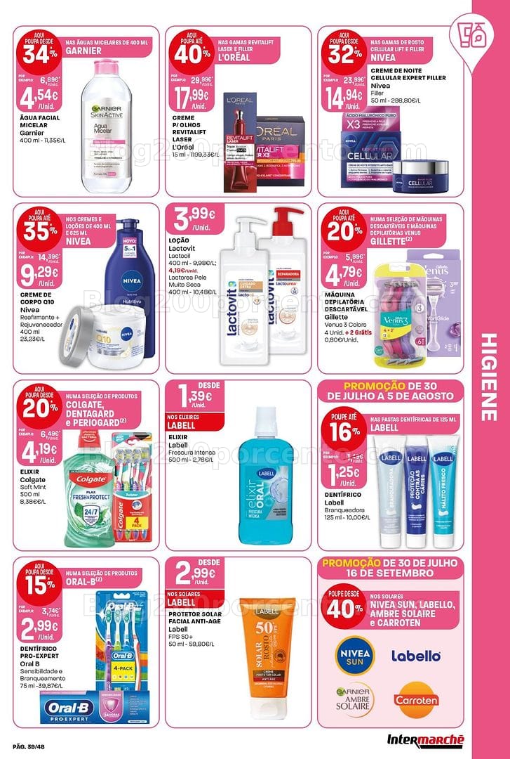 Antevisão Folheto INTERMARCHÉ Super Promoções de 30 julho a 5 agosto