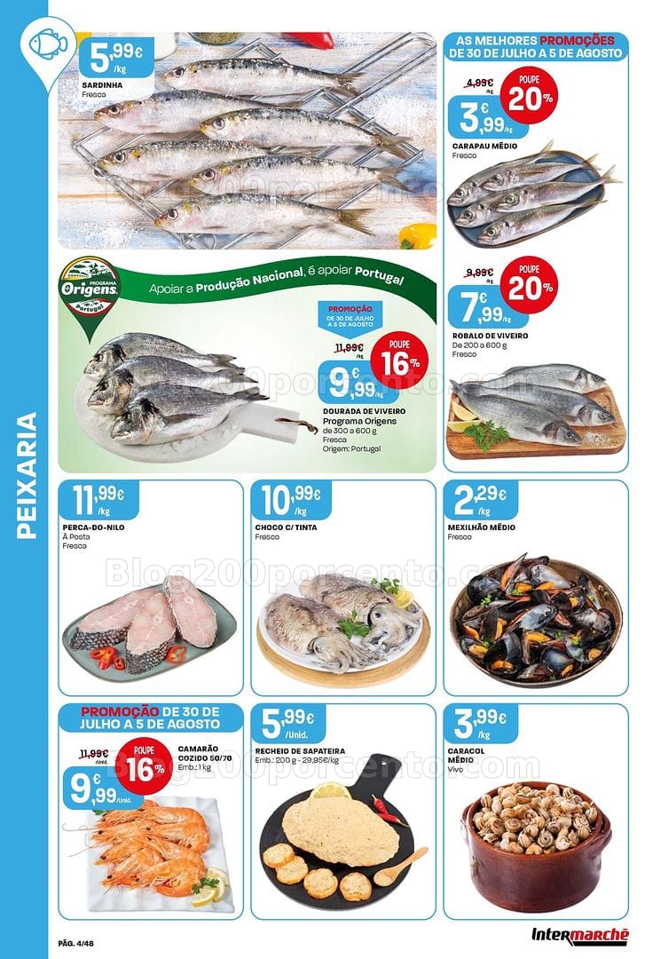 Antevisão Folheto INTERMARCHÉ Super Promoções de 30 julho a 5 agosto