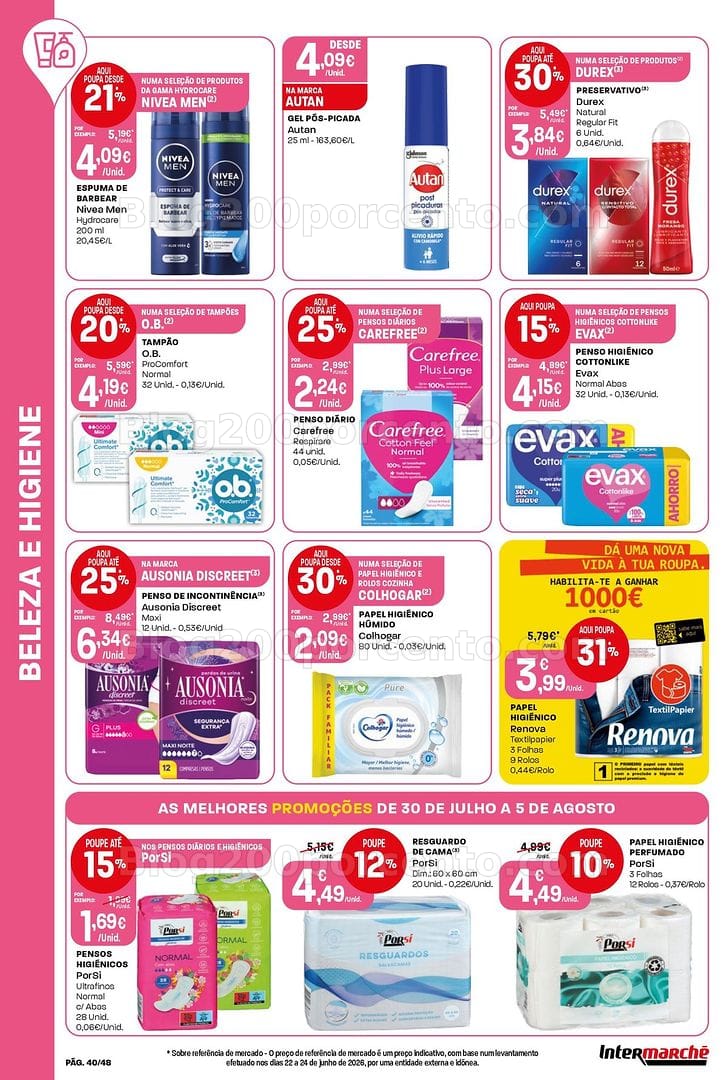Antevisão Folheto INTERMARCHÉ Super Promoções de 30 julho a 5 agosto