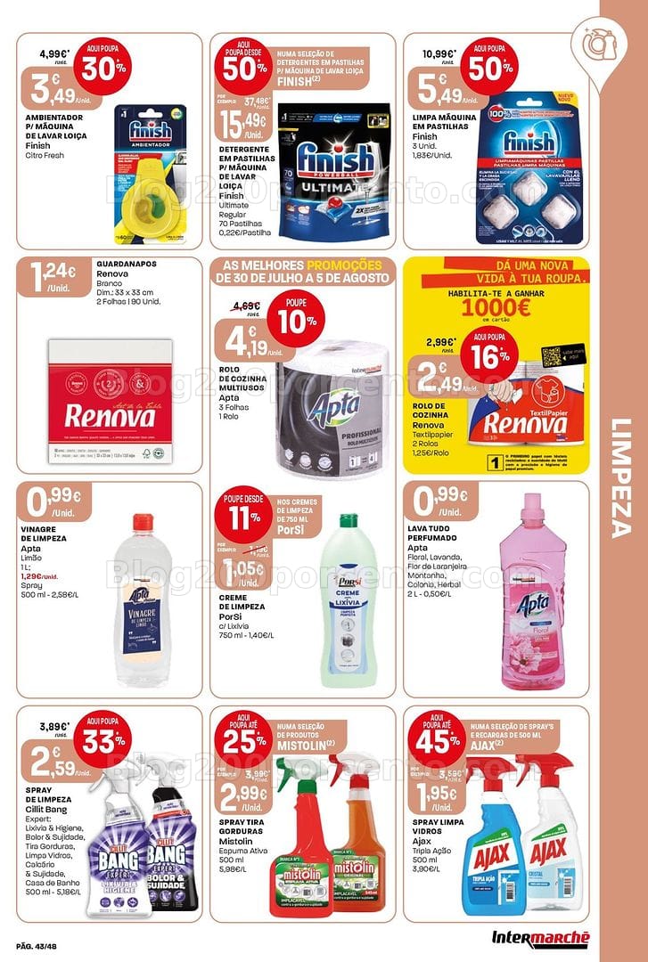 Antevisão Folheto INTERMARCHÉ Super Promoções de 30 julho a 5 agosto