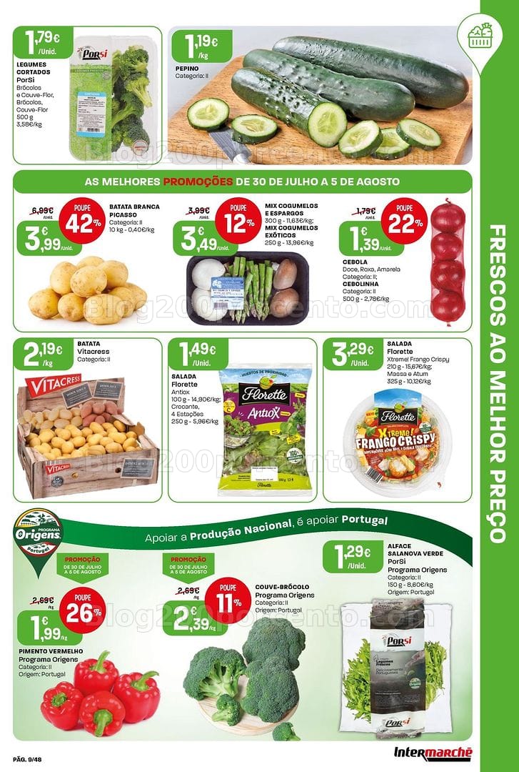 Antevisão Folheto INTERMARCHÉ Super Promoções de 30 julho a 5 agosto