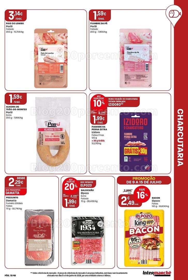 Antevisão Folheto INTERMARCHÉ Super Promoções de 9 a 15 julho