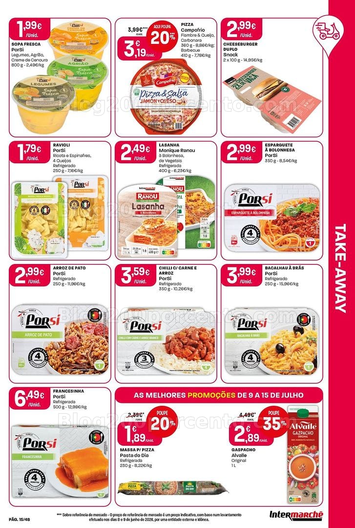 Antevisão Folheto INTERMARCHÉ Super Promoções de 9 a 15 julho