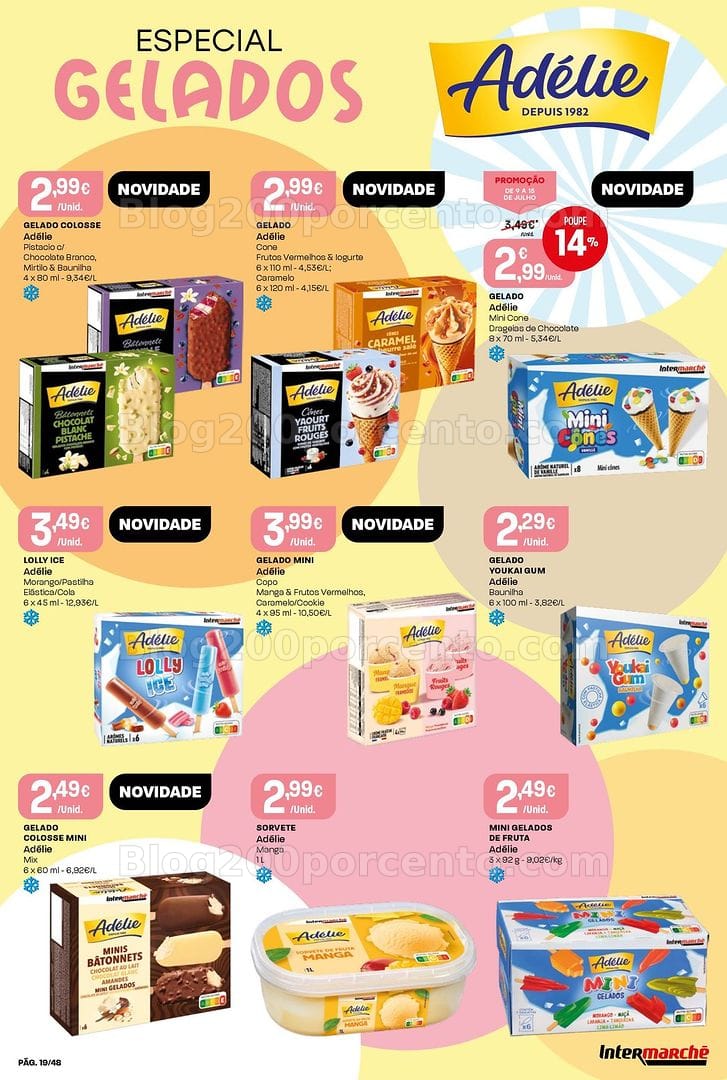 Antevisão Folheto INTERMARCHÉ Super Promoções de 9 a 15 julho