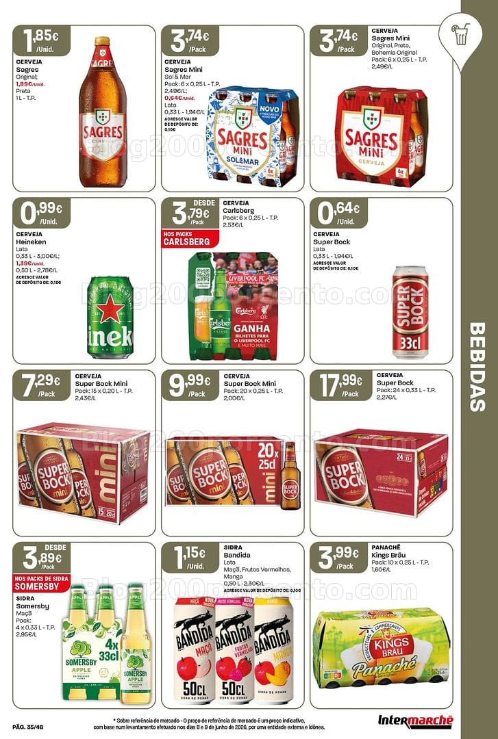 Antevisão Folheto INTERMARCHÉ Super Promoções de 9 a 15 julho