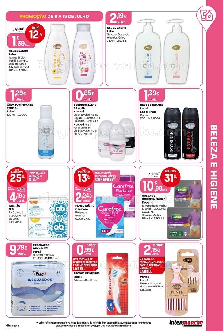 Antevisão Folheto INTERMARCHÉ Super Promoções de 9 a 15 julho