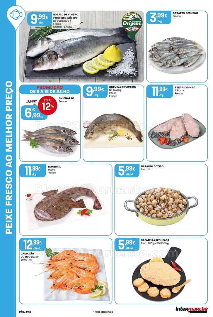 Antevisão Folheto INTERMARCHÉ Super Promoções de 9 a 15 julho
