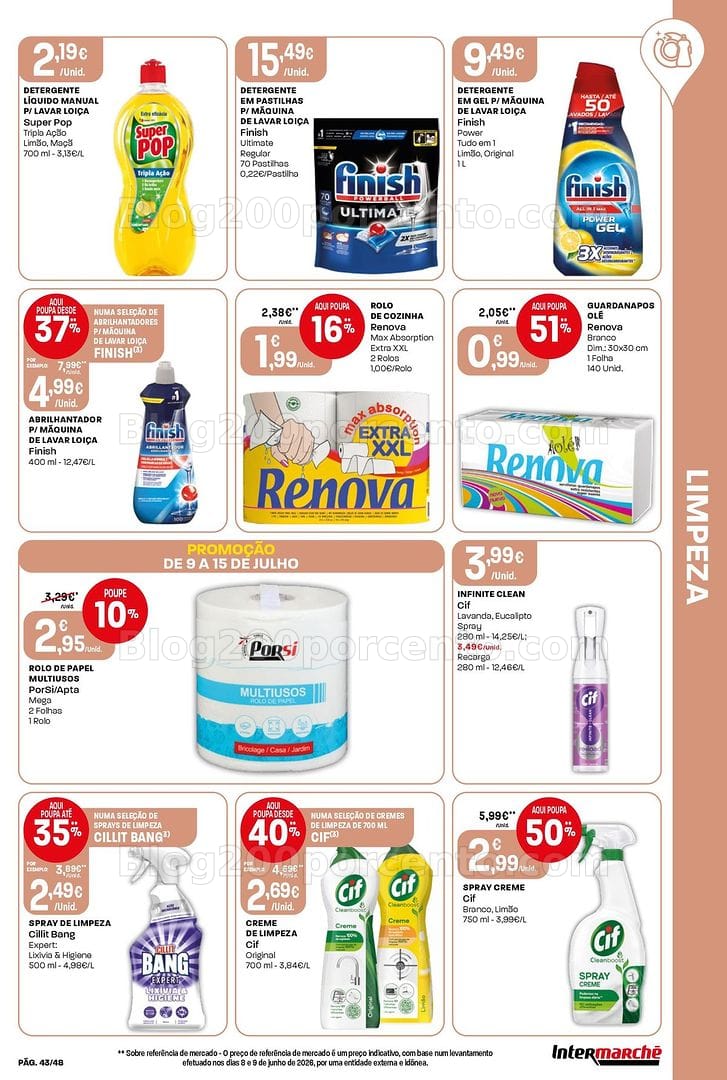 Antevisão Folheto INTERMARCHÉ Super Promoções de 9 a 15 julho