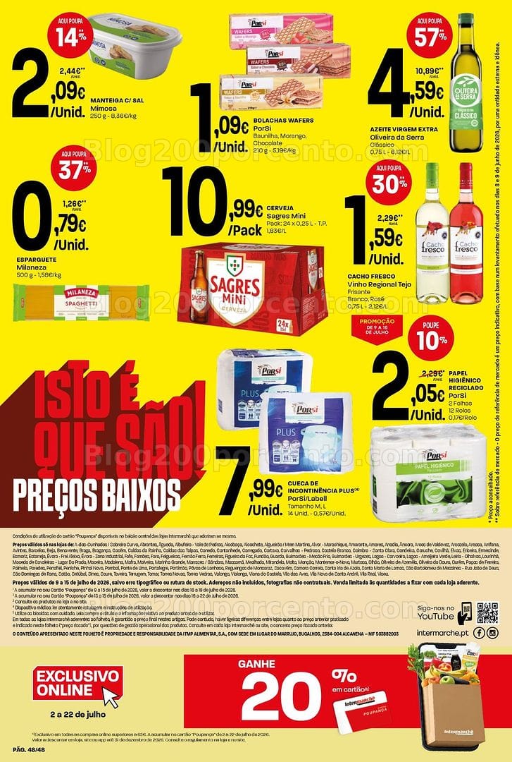 Antevisão Folheto INTERMARCHÉ Super Promoções de 9 a 15 julho