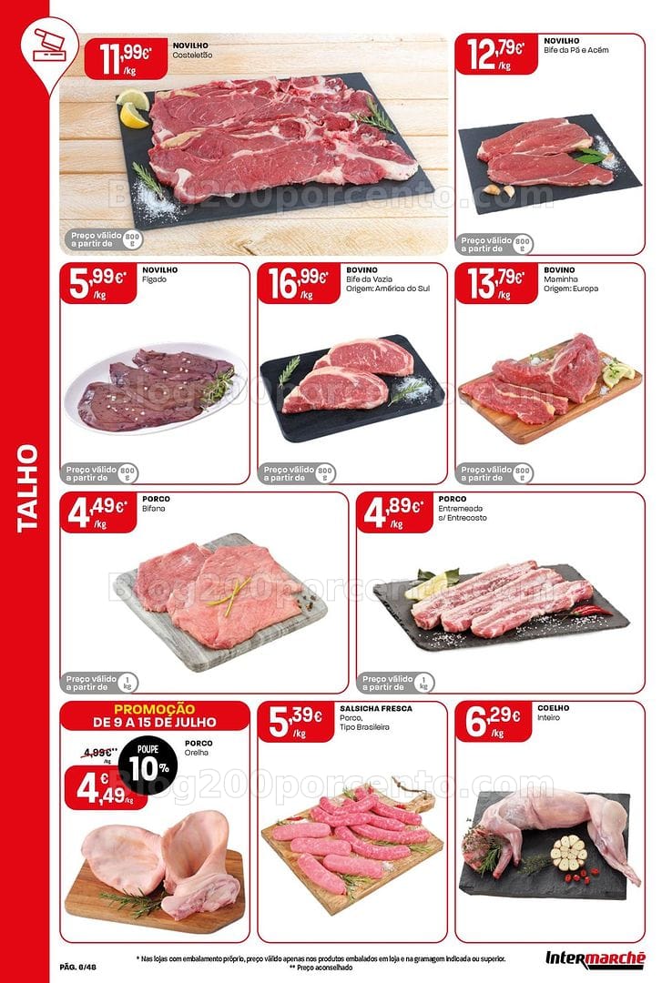 Antevisão Folheto INTERMARCHÉ Super Promoções de 9 a 15 julho