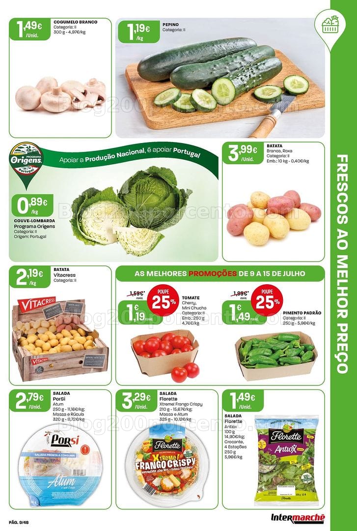 Antevisão Folheto INTERMARCHÉ Super Promoções de 9 a 15 julho