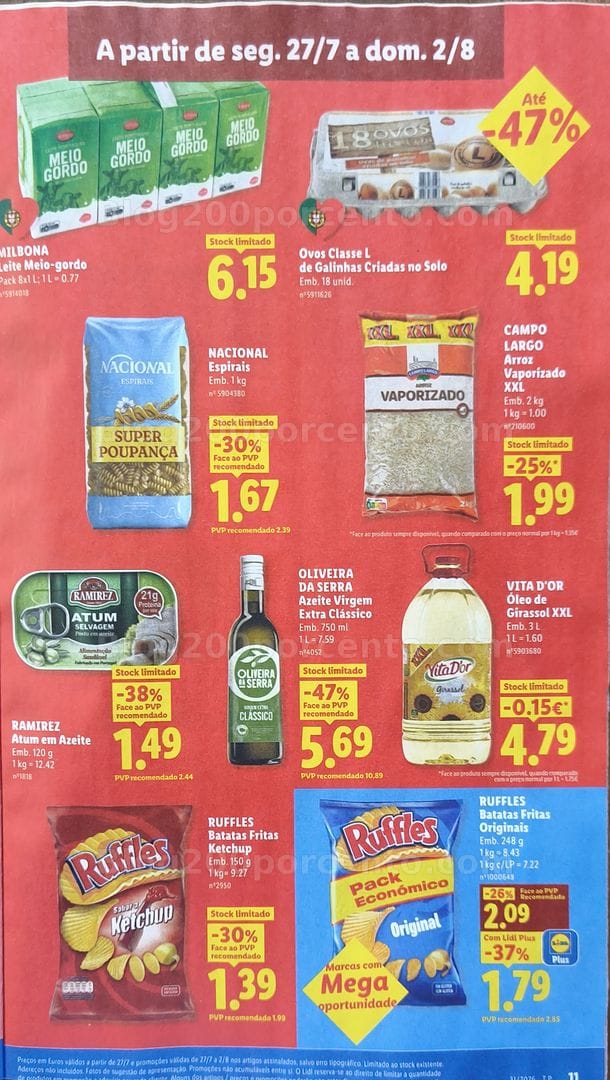 Antevisão Folheto LIDL Promoções de 27 julho a 2 agosto