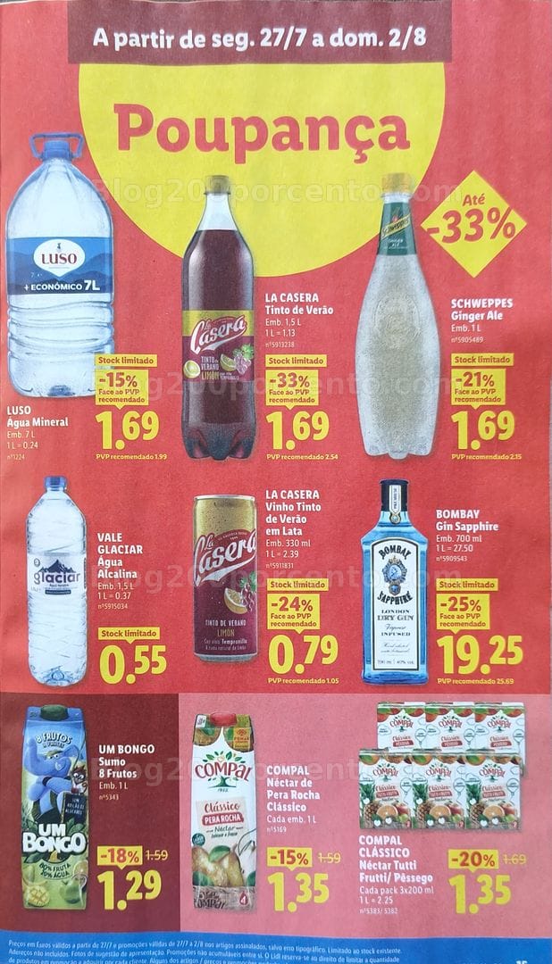 Antevisão Folheto LIDL Promoções de 27 julho a 2 agosto
