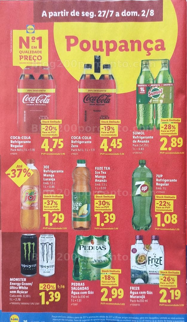 Antevisão Folheto LIDL Promoções de 27 julho a 2 agosto