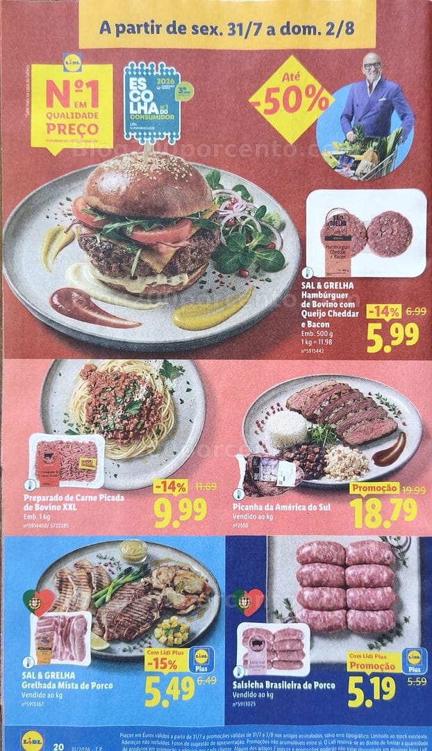 Antevisão Folheto LIDL Promoções de 27 julho a 2 agosto