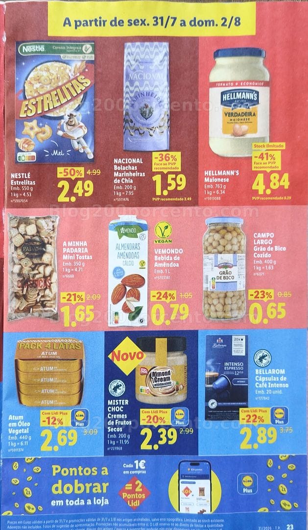 Antevisão Folheto LIDL Promoções de 27 julho a 2 agosto
