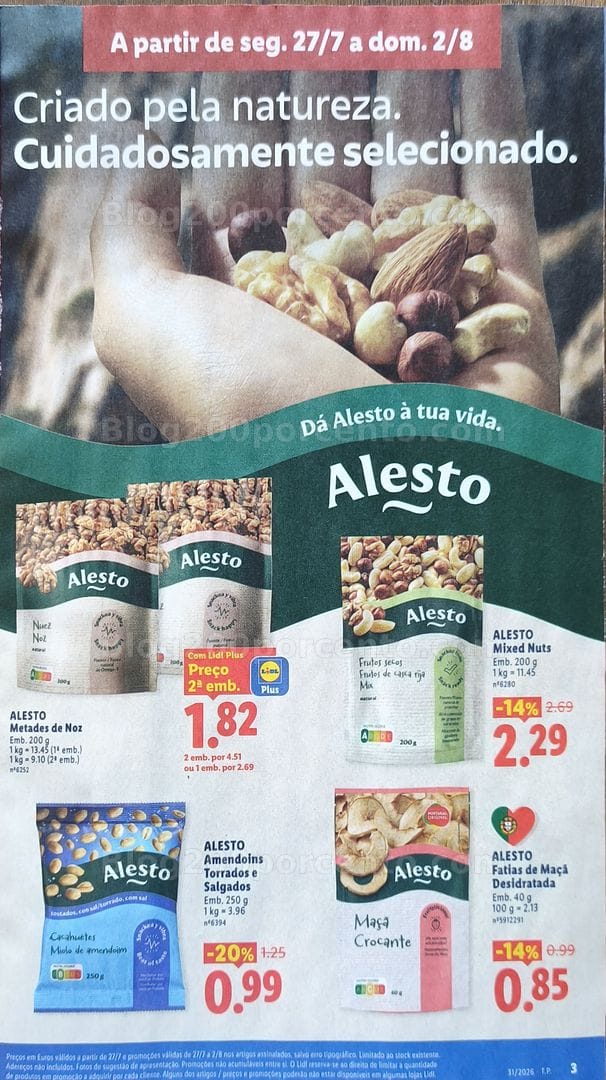 Antevisão Folheto LIDL Promoções de 27 julho a 2 agosto