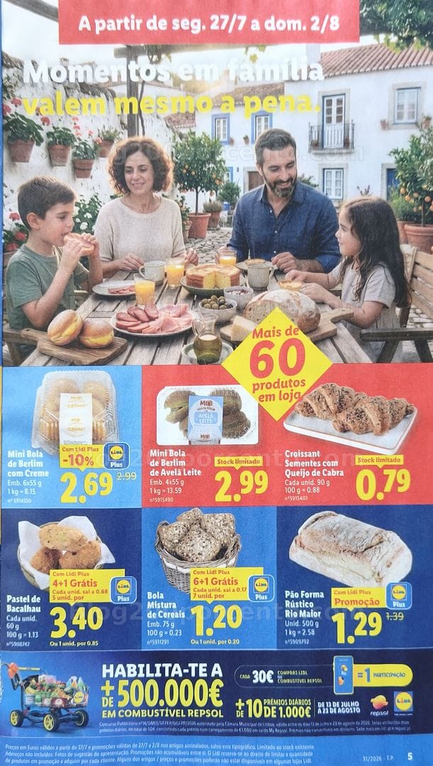 Antevisão Folheto LIDL Promoções de 27 julho a 2 agosto
