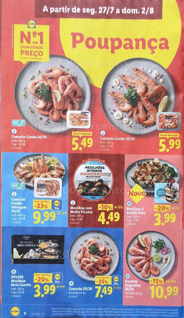 Antevisão Folheto LIDL Promoções de 27 julho a 2 agosto