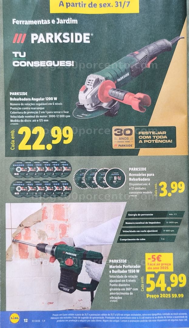 Antevisão Folheto Loja LIDL Bazar Promoções de 27 julho a 6 agosto