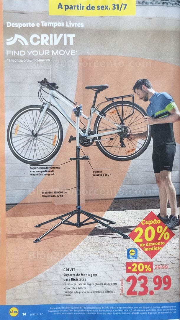 Antevisão Folheto Loja LIDL Bazar Promoções de 27 julho a 6 agosto