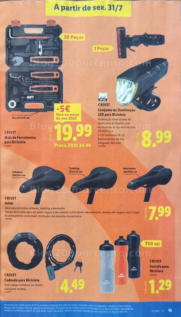 Antevisão Folheto Loja LIDL Bazar Promoções de 27 julho a 6 agosto