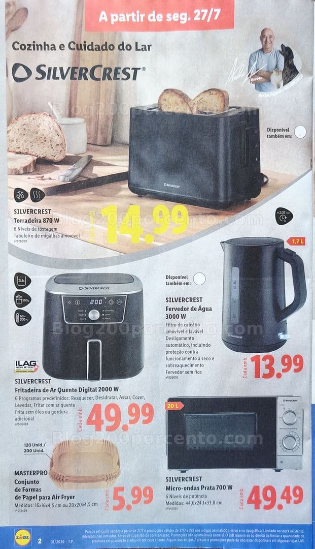 Antevisão Folheto Loja LIDL Bazar Promoções de 27 julho a 6 agosto
