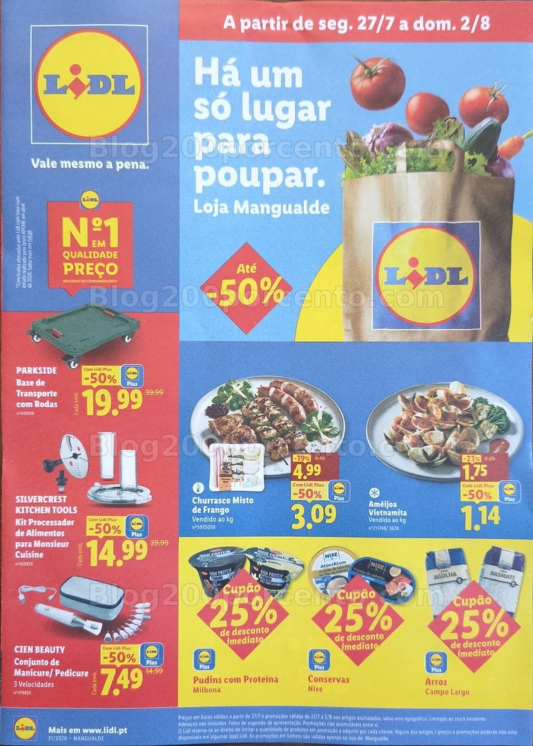 Antevisão Folheto LIDL Extra Promoções de 27 julho a 2 agosto - Mangualde