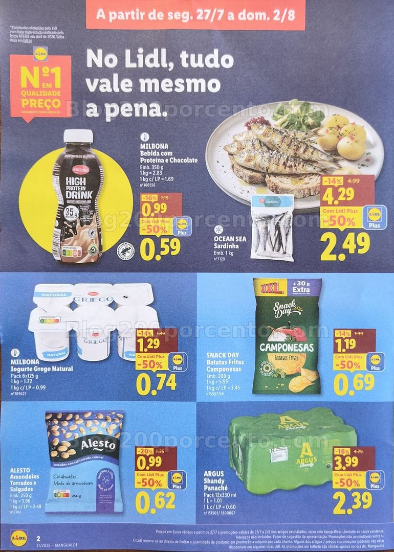 Antevisão Folheto LIDL Extra Promoções de 27 julho a 2 agosto - Mangualde