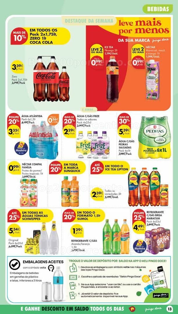 Antevisão Folheto PINGO DOCE Madeira Promoções de 7 a 13 julho