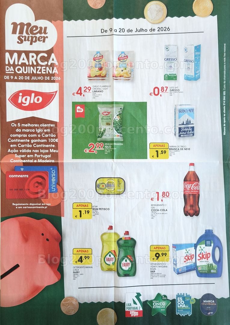 Antevisão Folheto MEU SUPER Promoções de 9 a 20 julho