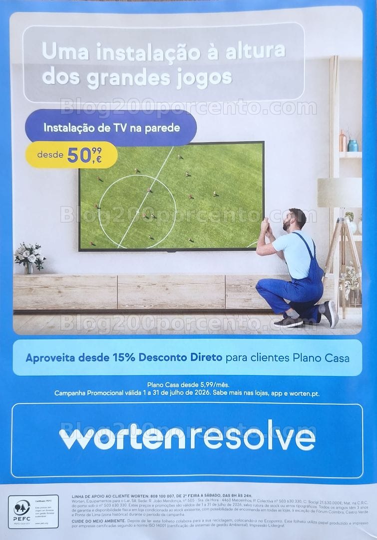 Antevisão Folheto WORTEN Mobile Promoções até 31 julho