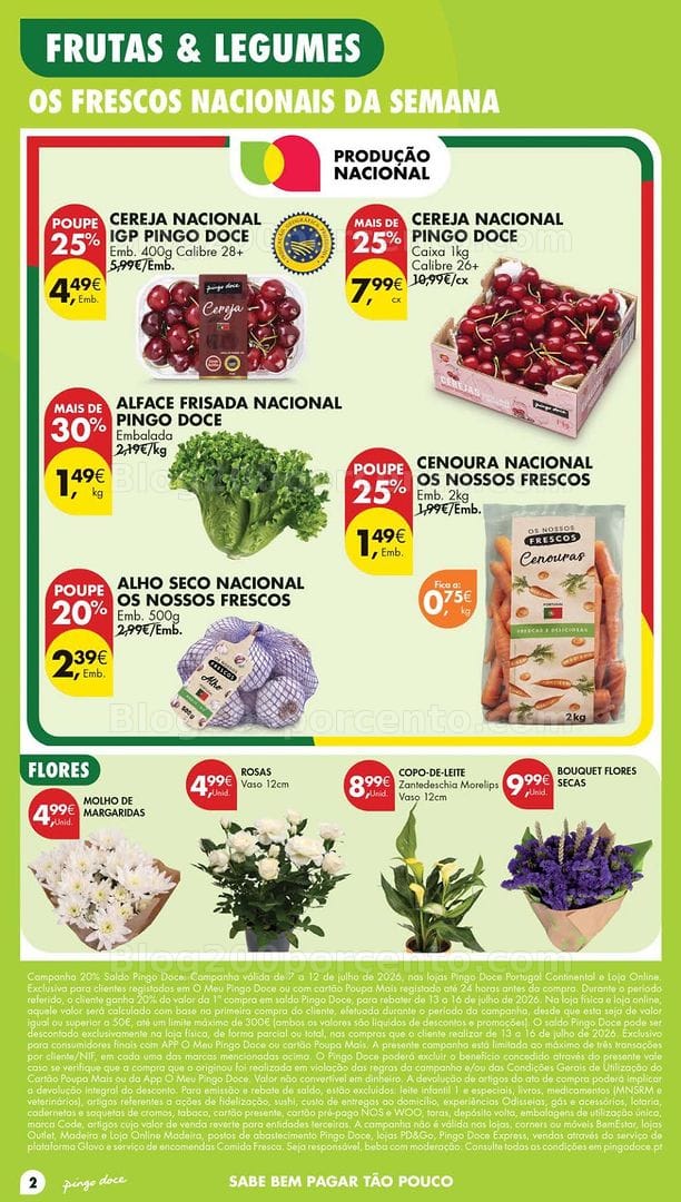 Antevisão Folheto PINGO DOCE Lojas Pequenas Promoções de 7 a 13 julho