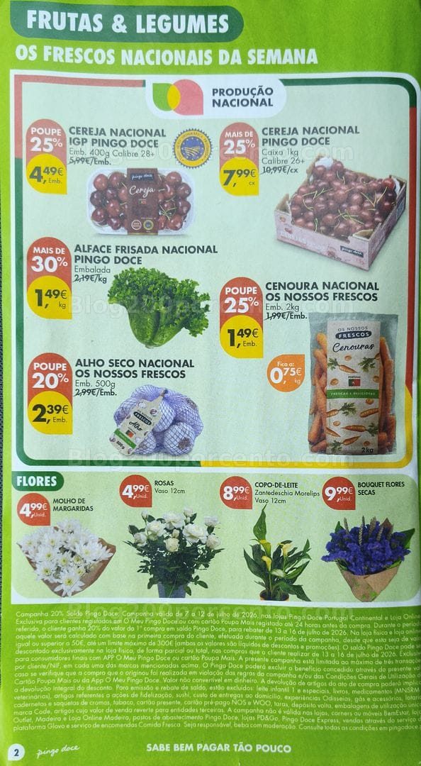 Antevisão Folheto PINGO DOCE Promoções de 7 a 13 julho