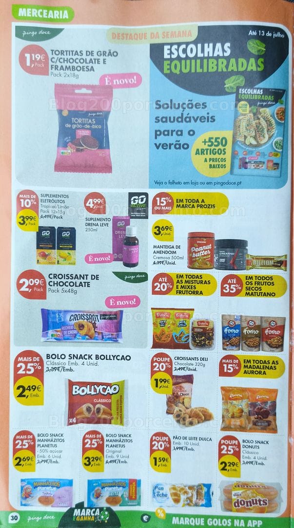Antevisão Folheto PINGO DOCE Promoções de 7 a 13 julho