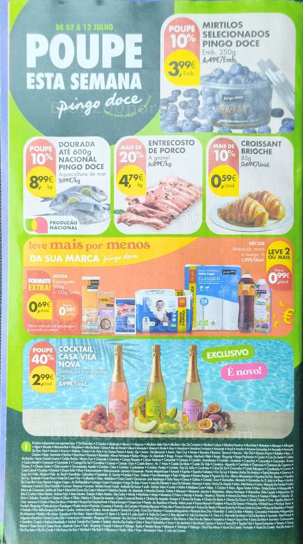 Antevisão Folheto PINGO DOCE Promoções de 7 a 13 julho