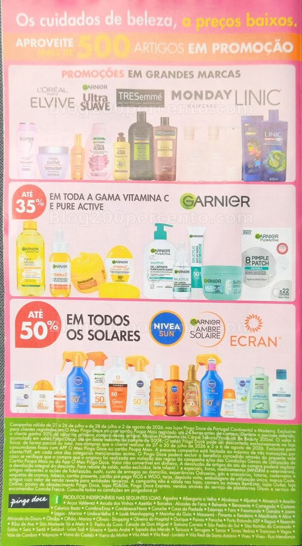 Antevisão Folheto PINGO DOCE Beleza Promoções de 21 julho a 3 agosto