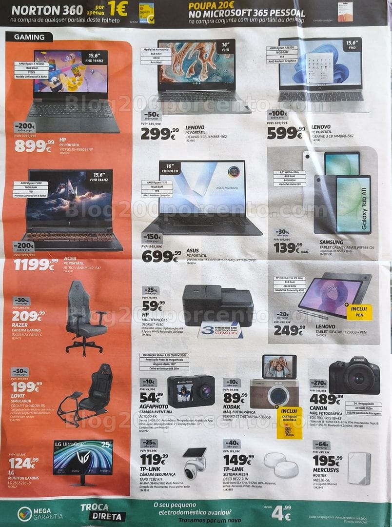 Antevisão Folheto RADIO POPULAR Promoções de 15 a 29 julho